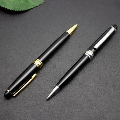 China Classic Twist Ballpoint Pen 1.0mm Business Office Metal Ballpoint Signature Pen for sale