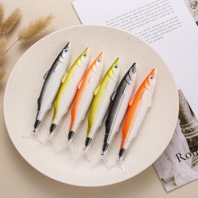 China Funny Small Fish Creative Ball Pen Ocean Series Gift School Student Ball Pen for sale