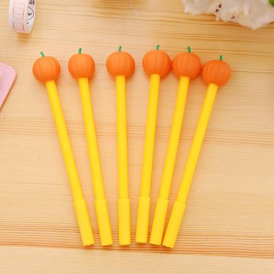 China 0.5mm Cute Pumpkin Shape Neutral Signature Pen Creative Halloween Gift Gel Pen for sale