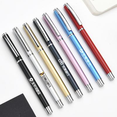 China Smooth Writing Metal Creative Gel Ink Pen Classic Business Office Signature Pen for sale