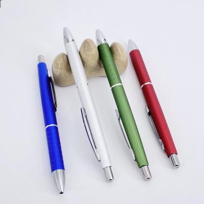 China Wholesale Promotional Pen Matte Press Ballpoint Pen Creative Gift Ball Pen for sale