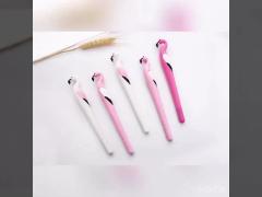 AA05 Flamingo Shaped Neutral Pen Advertising Gifts 0.5mm Silicone Gel Pen