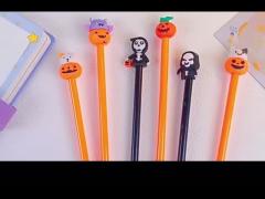 BB23 Halloween Neutral Pen Pumpkin Skeleton Student Gifts Plastic Gel Ink Pen