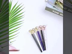 CC09/CC17 Shining Big Diamond Polka Dot Fashion Twist 1.0mm Metal Ballpoint Pen CC09/CC17