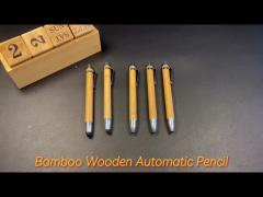 A616 Bamboo Stationery：Pencil,Ball Pen,Stylus Pen