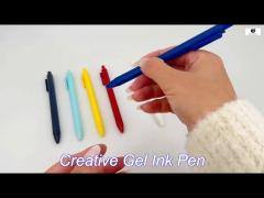 minimalist office creative gel ink pen macaron press pen sweet colors gift gel pen