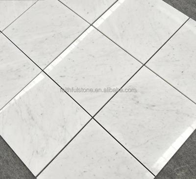 China Mateiral Natural Custom Natural White Marble Bianco Carrara White Marble Wall and Flooring Tiles Real Marble Table for sale