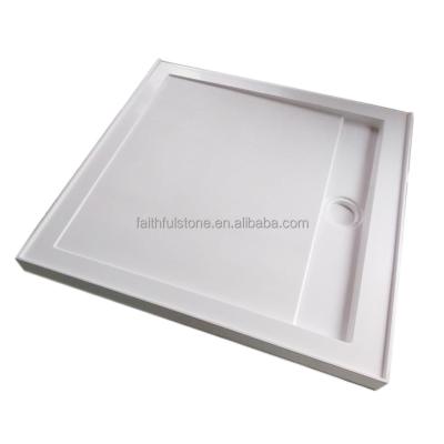 China Wholesale Eco-friendly Artificial Tray Quartz Shower European Freestanding Toilet Shower Tray Basic In Low Price for sale