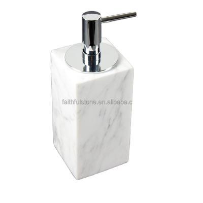 China Hot Selling Natural Square Toothbrush Cup Holder Marble Stone Cups Viable For Bathroom for sale