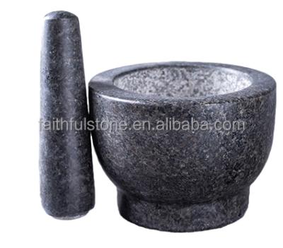 China Pound for Pound Viable Granite Garlic Stone Mortar and Pestle and Garlic Crusher for sale