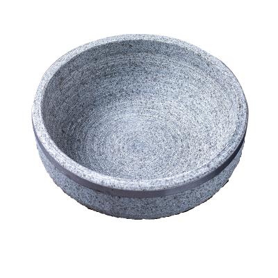 China Disposable Granite Bowls Granite Stone Bowls And Pots For For Kitchen Cooking for sale