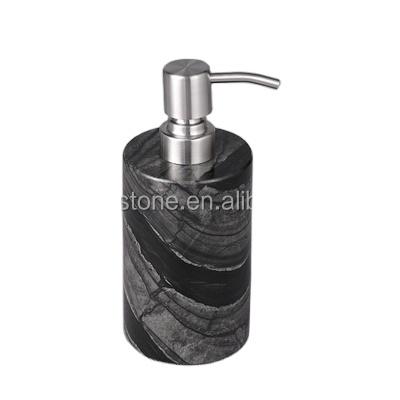 China Foam Stone Soap Dispenser Shampoo Bottle Marble Soap Dispenser Shampoo Bottle Bathroom Supplies Lotion Bottle for sale