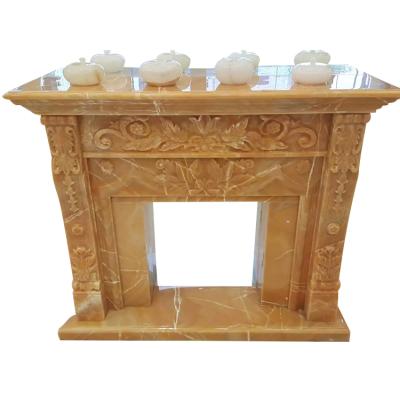 China Fashionable appearance white fireplace best using price for home decoration natural marble stone fireplace for sale