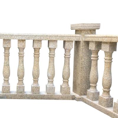 China New Products Granite Modern Stone Baluster Exquisite Luxury Bold Thicken Balusters White Marble Railing for sale