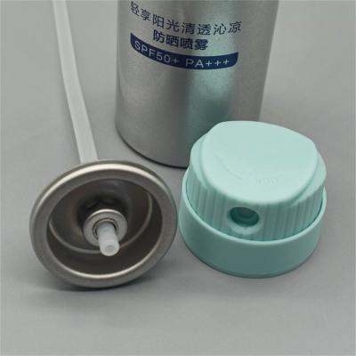 China Advanced Sunscreen Spray Pump Valve for Skincare Enthusiasts with Fine-Mist Output for sale