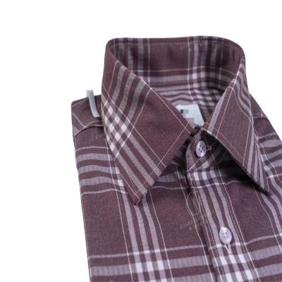 China Factory Direct Fashion Factory Direct Luxury Soft Purple Plain Mens Breathable Work Shirt for sale