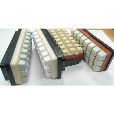 China Customize Gloss Tile Garnet Edge Polishing Pads Square Abrasive Teeth Square Teeth for sale