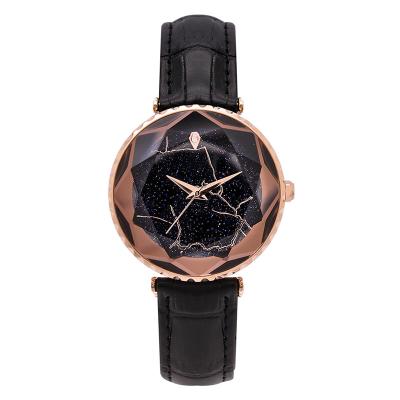 China Non-specific Women Watches 2019 Luxury Starry Sky Ladies Ladies Leather Wristwatches for sale