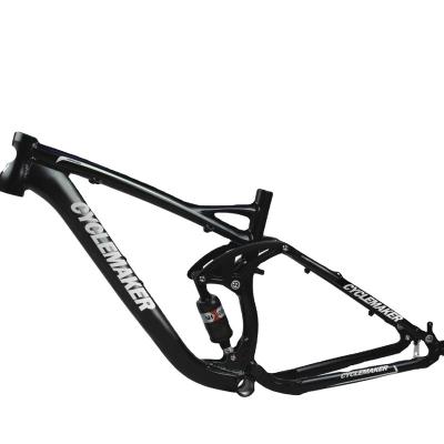 China Mountain Bikes OEM ODM Project Full Suspension 6061 Aluminum Alloy Welding Bicycle Frame Mountain Bike Frame for sale