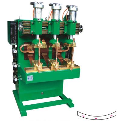 China Multi-shape Round Tube Fairlead and Tube Fairlead Triple Head Spot Welding Machine (25kw*3) for sale