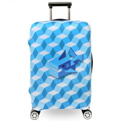 China With Customized Printing Washable Elastic Protective Luggage Cover Personalized Suitcase Cover For Luggage for sale