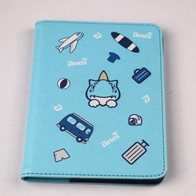 China RFID Blocking Protects ECOTRIP Customized Print PU Leather Travel Passport Holder RFID Blocking Faux Leather Passport Cover for sale