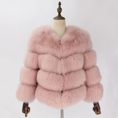 China Breathable Short Jackets For Women Coats Fashion Women Winter Coats Real Fur Coats Fox for sale