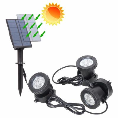 China Solar Underwater Projection Floodlight LED LANDSCAPE Floor Lamp Outdoor Pool Lamp Landscape Lamp for Lawn Garden for sale