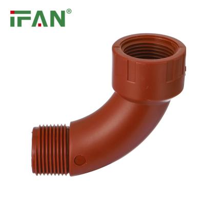 China IFAN Wholesale Price Brass Thread Fittings Plumbing Material Elbow Bridge Plastic PPH Pipe Fittings for sale