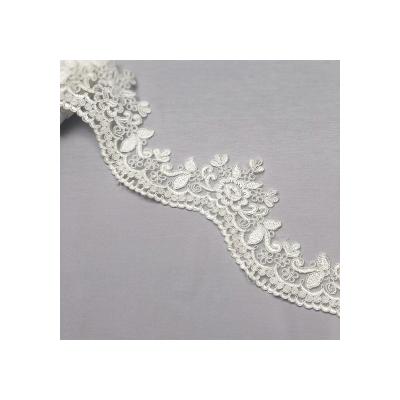 China Who respects the environment; fancy durable non-elastic nylon border lace up small beautiful lace trims for dress for sale