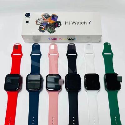 China best 3G clone 2022 smart watch serie 7 tendencia 2022 series 7 hiwatch smart watch T500 PRO MAX Reloj Sport for sale