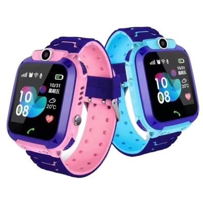 China GPS Navigation Q12 Kids Smart Watch SOS Phone Watch Smart Watch For Kids With Sim Card Photo Waterproof Ip 67 Kids Gift For IOS Android for sale