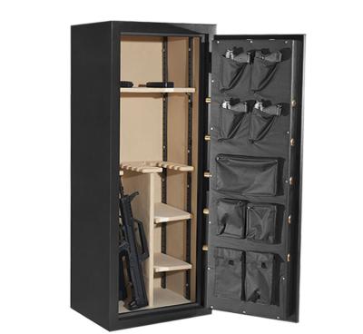 China Fireproof Electronic Stainless Steel Ammo Box Rifle Gun Lock Firearm Gun Safe for sale