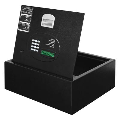 China Stainless steel manual operation caja de dinero top side opening door gun box safe lockers for sale