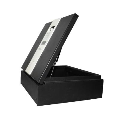 China Key Board Digital Electronic Top Small Open Drawer Hidden Weapon Gun Drawer Safe Box for sale