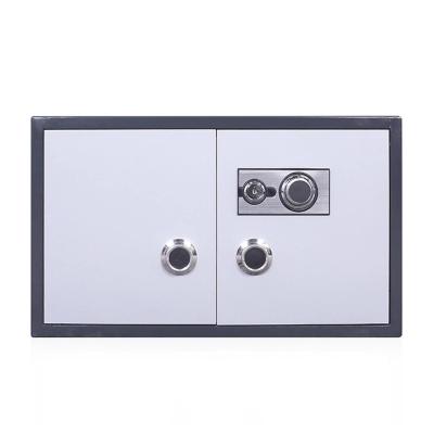 China Stainless Steel Jewelry Drawer Home Document Business Double Door Pharmacy Safe Box for sale