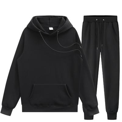 China Fashion Hot Sale Anti-wrinkle Casual Fit Men's Hoodie And Sweatpants Set Tracksuit for sale