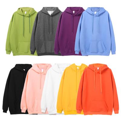 China streetwear high quality heavy white Anti-wrinkle cotton essential plain oversized men's hoodies for sale