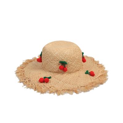 China Cheap Fashion High Quality Wholesale Lightweight Straw Hats Ladies Women Straw Fedora Hats With Grosgrain for sale