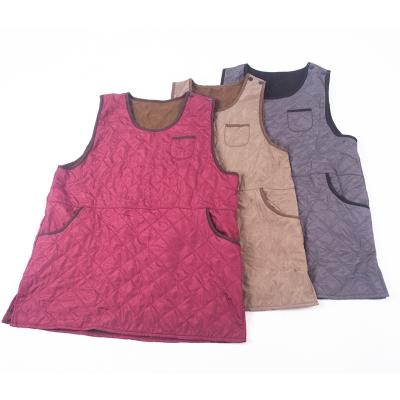 China Carry on hot newest design good quality personalized homewear stitching warm vest plus size for sale