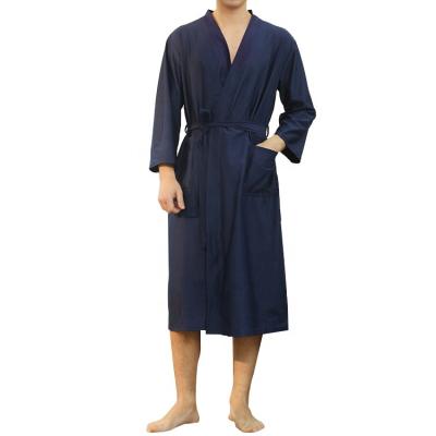 China Breathable Honeycomb Bathrobe for Waffle Men Bathrobe Hotel and Home Bathrobe for sale