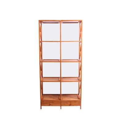 China Large Storage Capacity Casual Bamboo Garment Rack 4 Tier Clothes Wardrobe Sets Bedroom Furniture Wardrobes Rack for sale