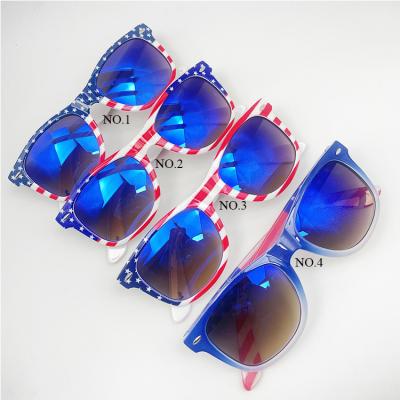 China Party Sunglasses Wholesale Custom American National Day Party Logo Sunglasses for sale