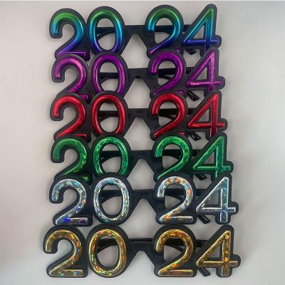 China Fashion Sunglasses 2024 New Year Party Glasses Customize Color Cheap Price for sale