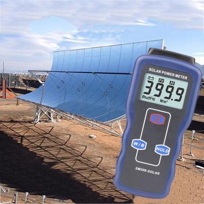 China SM206 Radiation Measurement Electricity Meter Glass Light Intensity Tester Solar Electricity Meter for sale