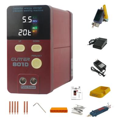 China Spot Welding For Hot Sales SUNKKO 801D 801A 801B Lithium Battery Capacitor Spot Welder For 18650 Battery for sale