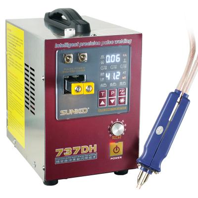 China Spot welding for SUNKKO 737DH lithium battery automatic spot welding machine induction battery spot welder for sale