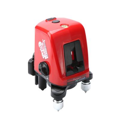 China FC-435R 2 lines self-leveling electronic laser level 9.8*9.2*12.8cm lazer automatic level for sale