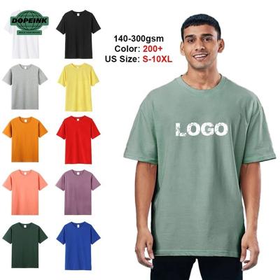 China Breathable High Quality Cotton Custom T Shirt For Men Blank Heavyweight Oversized T Shirt Printing Men's T-shirts for sale