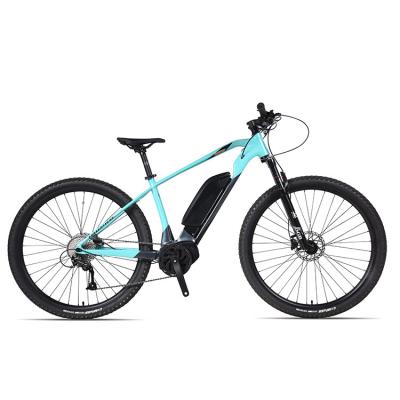 China Aluminum Alloy Middle Frame Drive Hub Electric Bicycle E-Bike 36V250W 9 Speed ​​Mountain Bike for sale